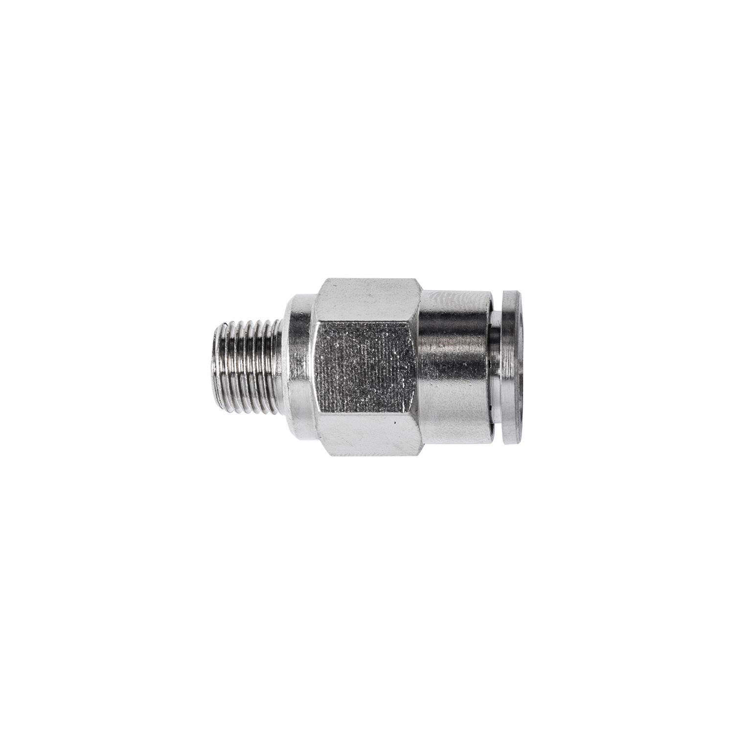 Metal Pu Fitting Straight 10mm X 1/8' M